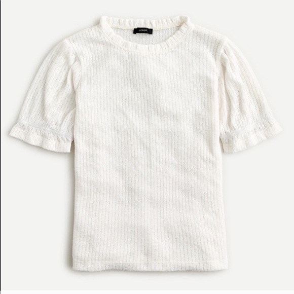 J. Crew Tops - J.Crew Sz L Pointelle Blouse EUC